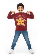 Soft fleece sweatshirt for boys warm outfit